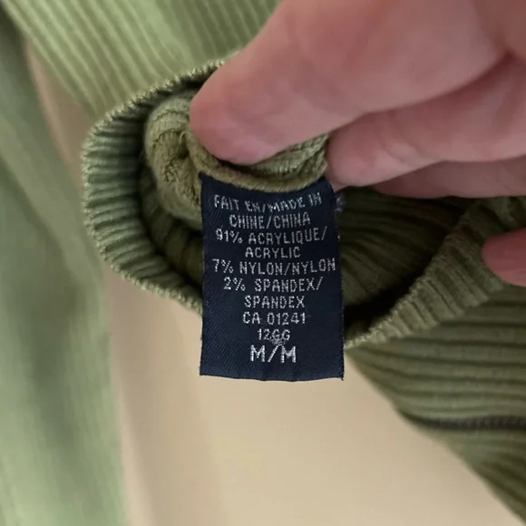 Twik Green Ribbed Zip Cardigan - Picture 11 of 11